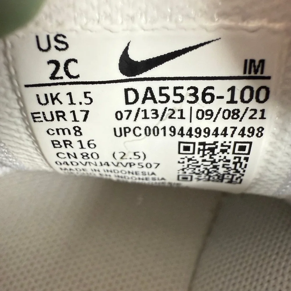 Nike Blazer Mid 77 Baby Crib‎ Sneakers Size 2C